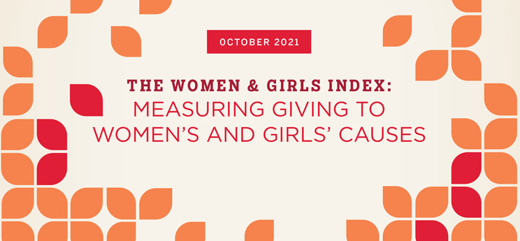 Women & Girls Index 2021 report cover